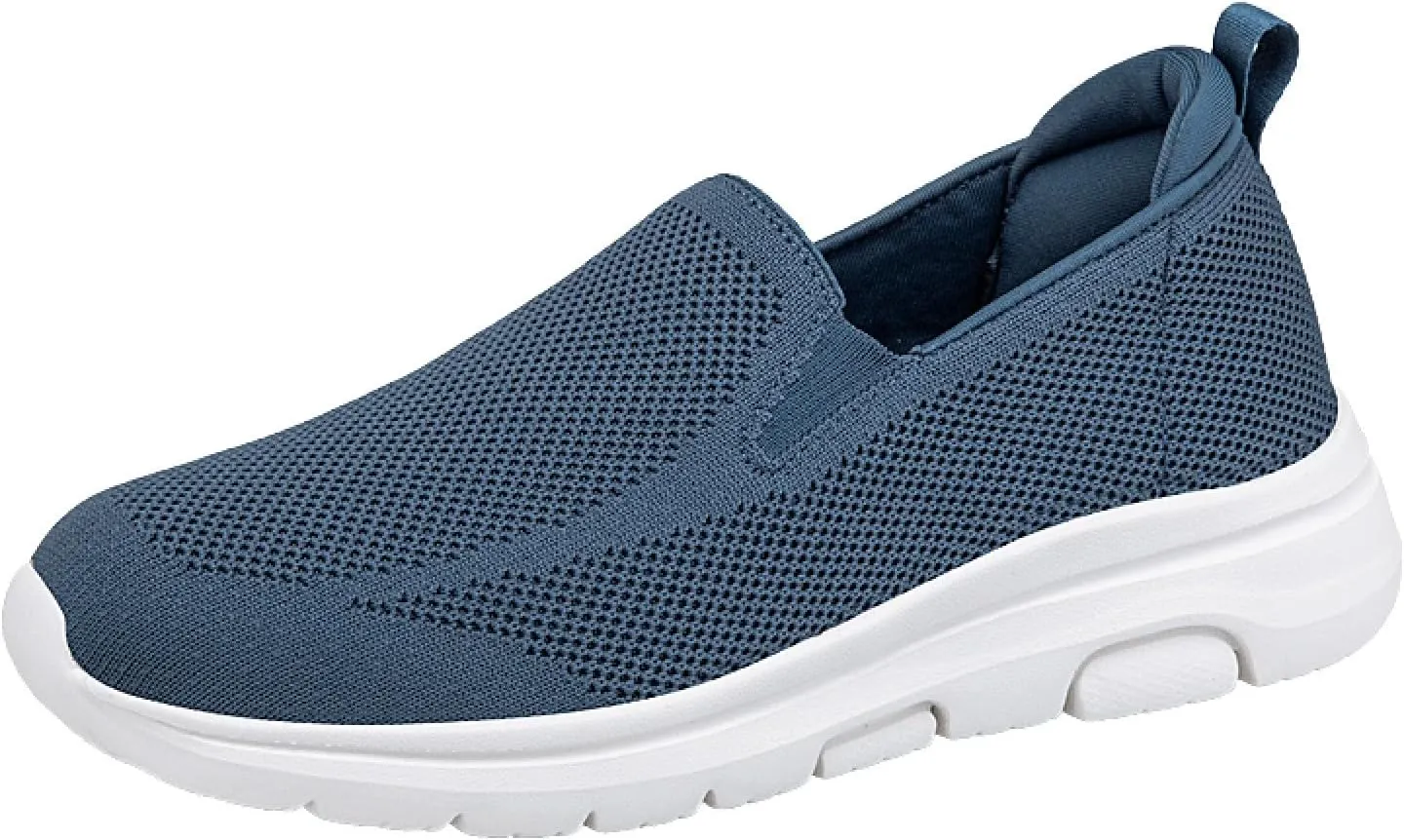 Lightweight Work Shoes for Men Lightweight Breathable Walking Shoe Gym Tennis Hook and Loop Orthopedic Sneakers