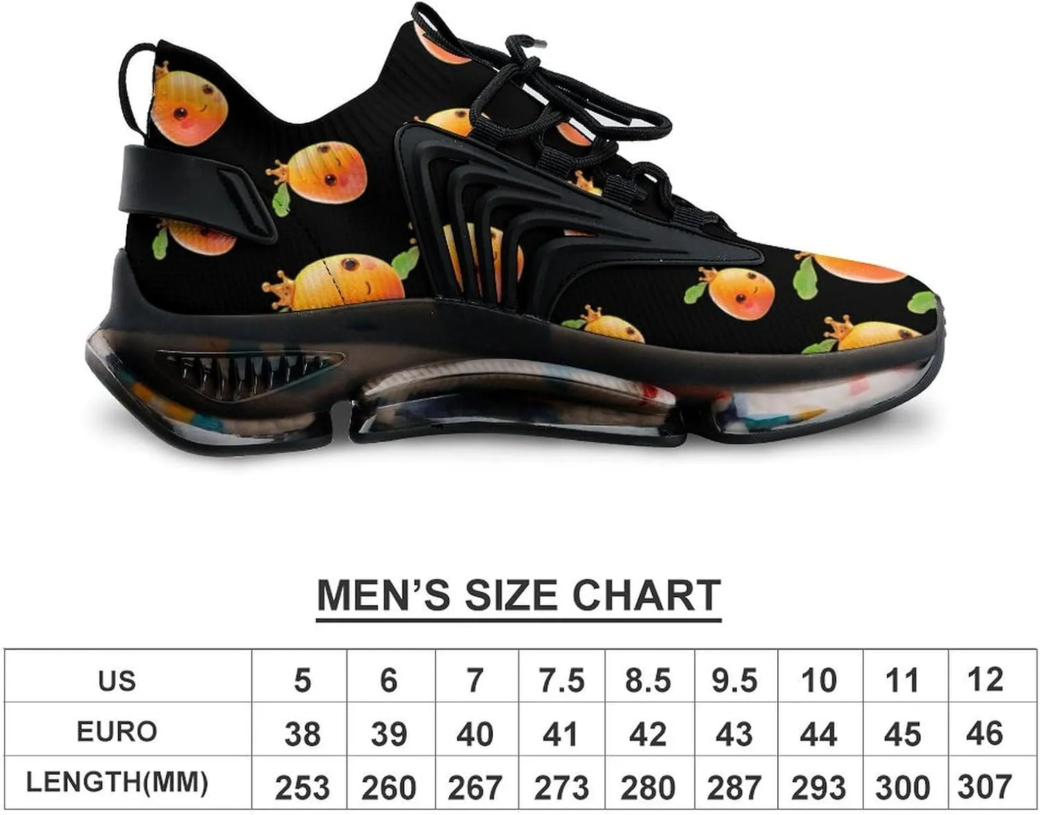 Mango Queen Men's Running Shoes Lightweight Walking Shoe Breathable Sneaker