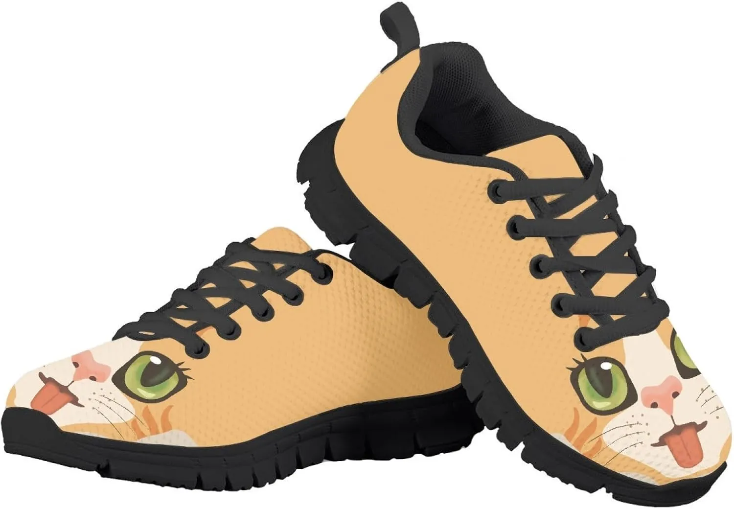 MARSVOVO Boys Girls Walking Shoes Non Slip Flexible Athletic Lightweight Breathable Printed Sneakers for Kids Black White Sole Most Comfortable Classic Casual Fashion Sports Kids Running Shoes