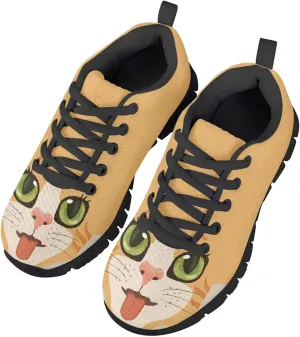 MARSVOVO Boys Girls Walking Shoes Non Slip Flexible Athletic Lightweight Breathable Printed Sneakers for Kids Black White Sole Most Comfortable Classic Casual Fashion Sports Kids Running Shoes