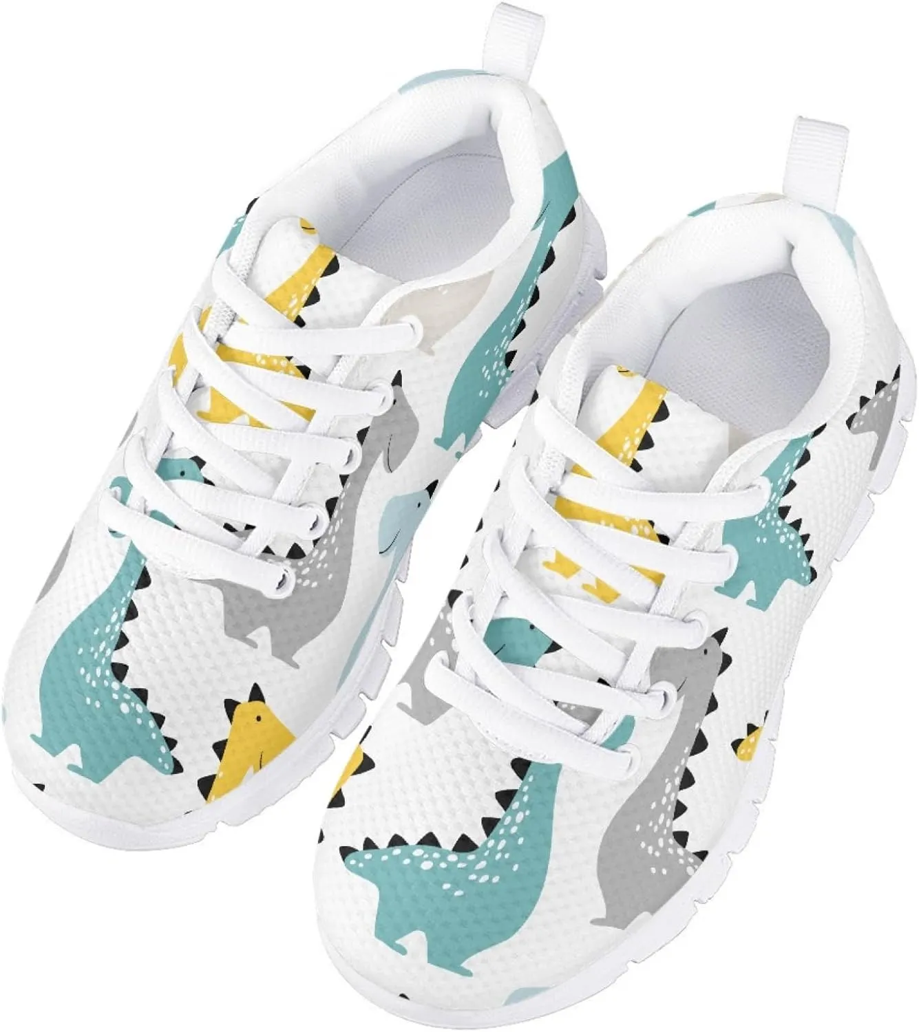 MARSVOVO School Shoes for Boys Girls Lace-up Lightweight Breathable Athletic Flexible Walking Shoes for Kids Most Comfortable Casual Classic Fashion Playing Sports Shoes