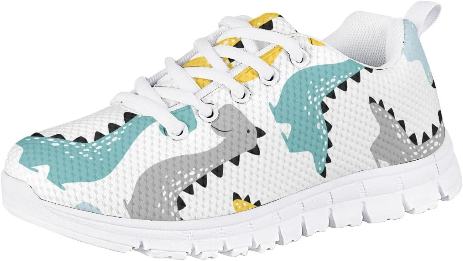 MARSVOVO School Shoes for Boys Girls Lace-up Lightweight Breathable Athletic Flexible Walking Shoes for Kids Most Comfortable Casual Classic Fashion Playing Sports Shoes