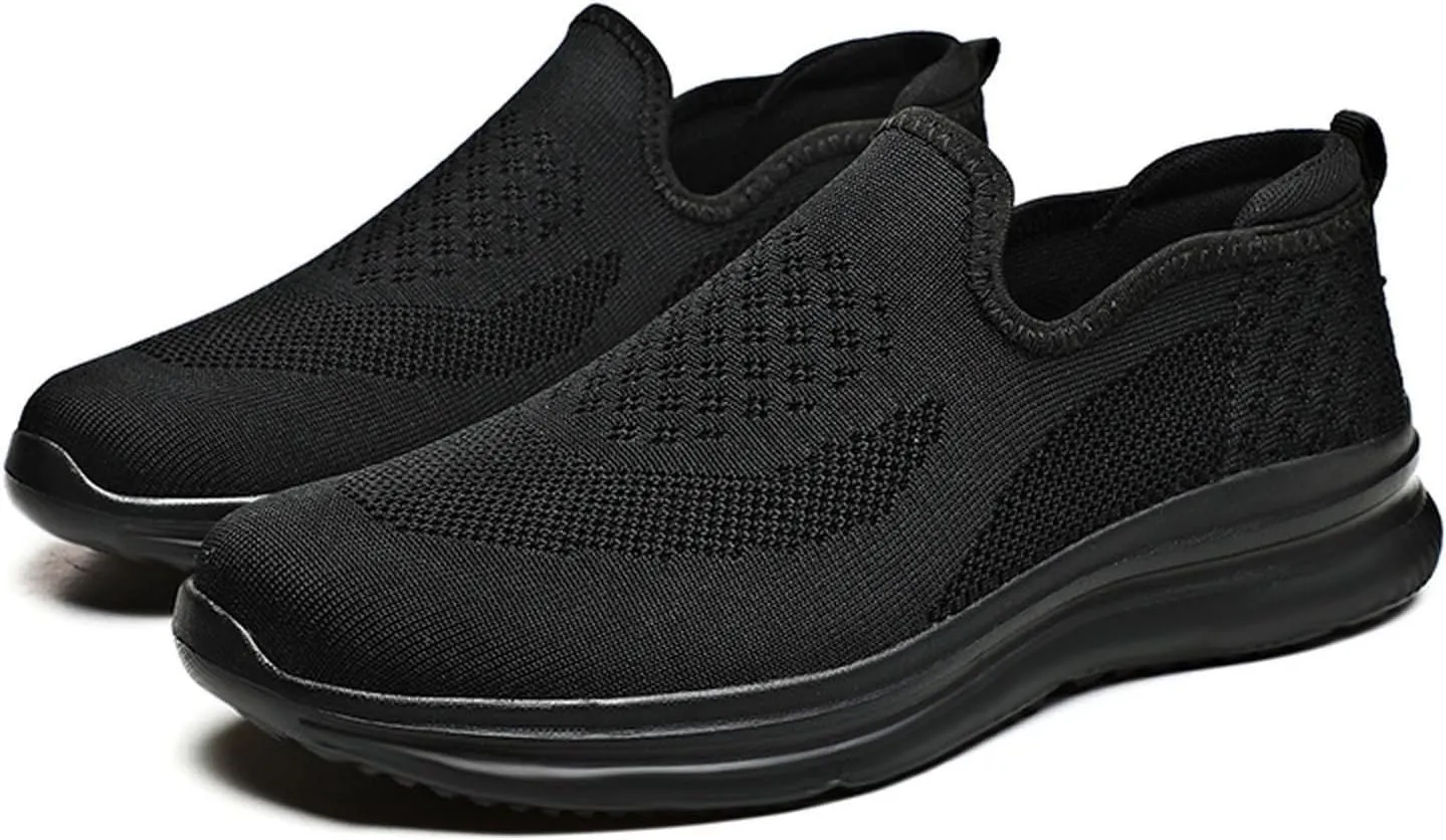 Memory Foam Versatile Shoes for Men Lightweight Breathable Walking Shoe Gym Tennis Lightweight Minimalist Shoes