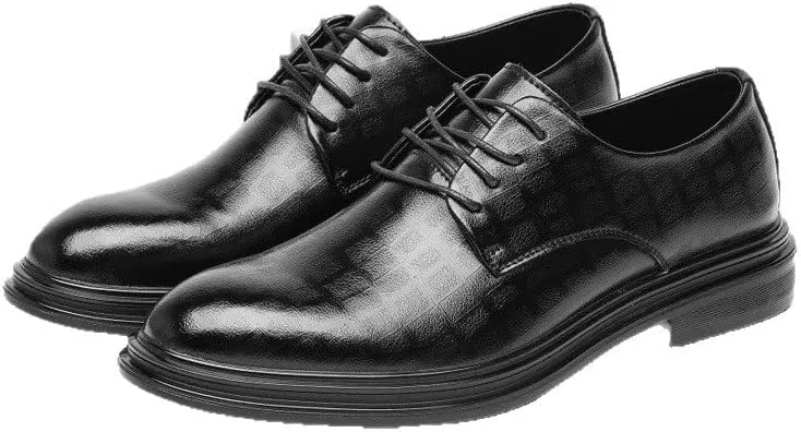 Men Classic Patent Leather Shoes Fashion Breathable Prom Business for Men's Outdoor Activities