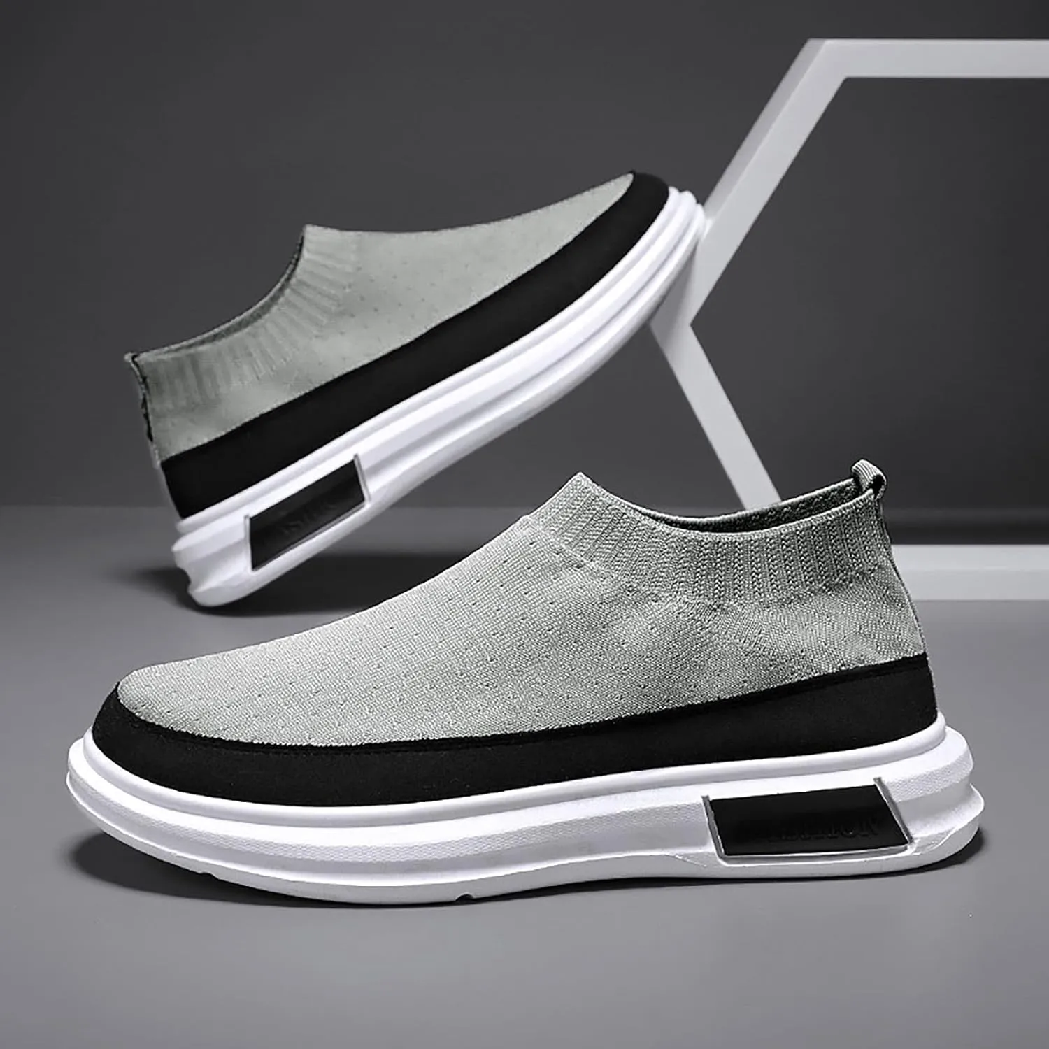 Men Thick Sole Breathable Casual Shoes Breathable Non Slip Cloth Single Casual Fashion Men Shoes