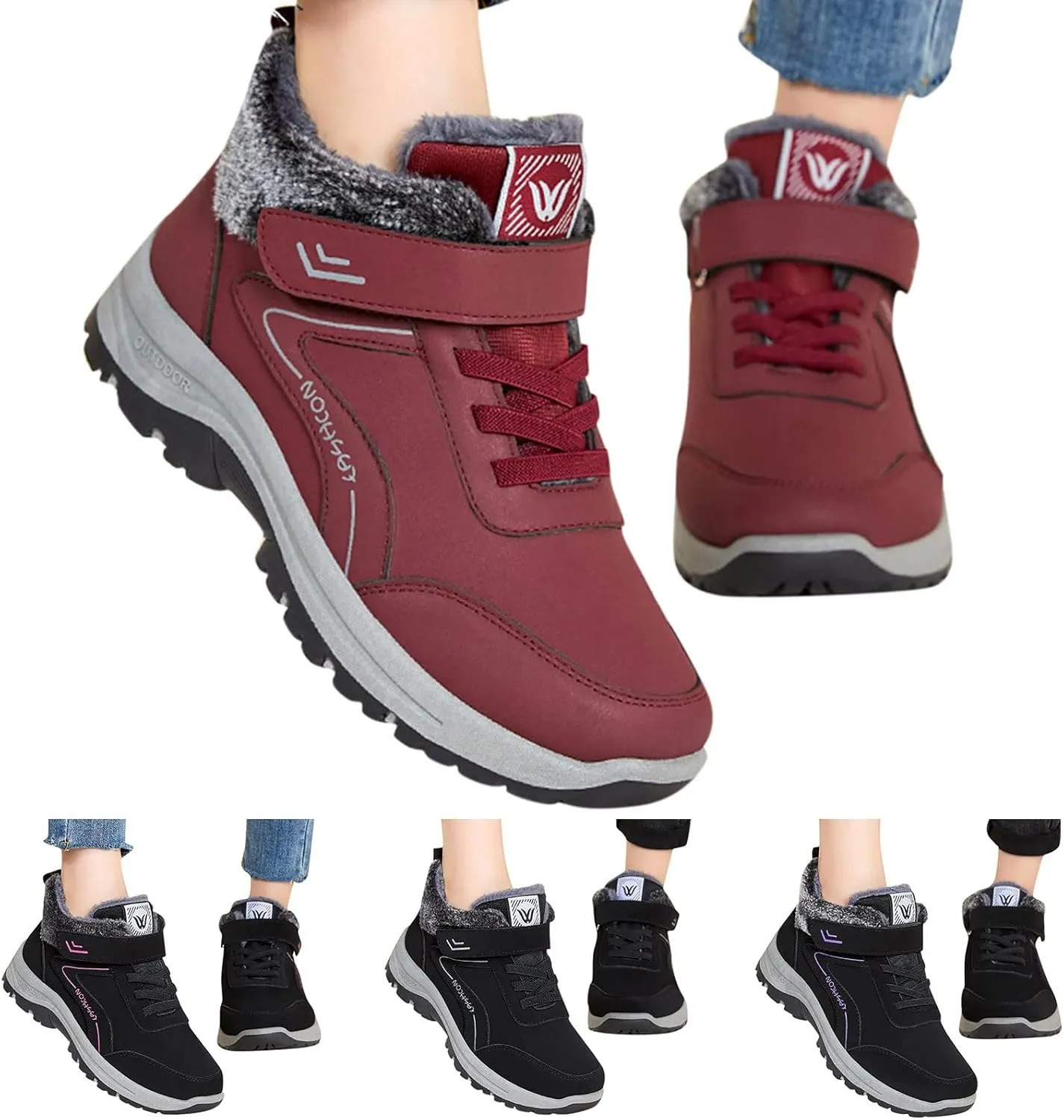 Men Work Boots Waterproof Hiking Sneakers Ankle Ladies Safety Toe Shoes for Women Wide Width Waterproof Platform Botas Slip Resistant Hike Grounded Footwear