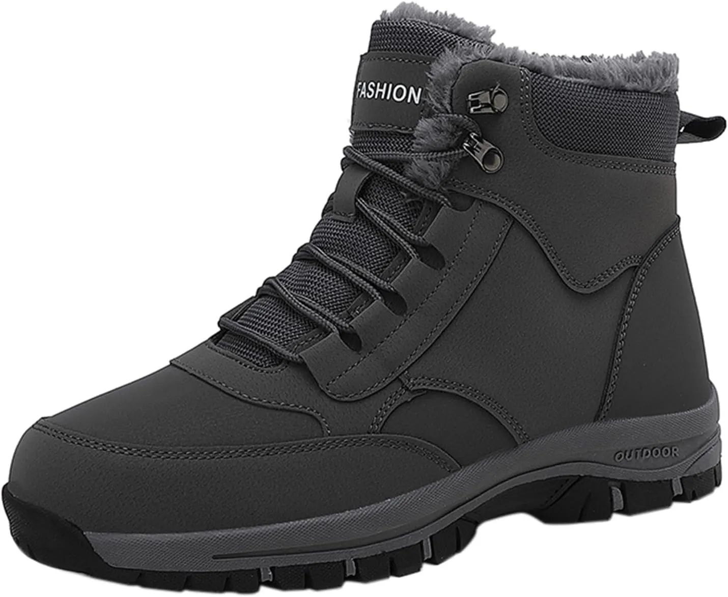 Men Work Boots Waterproof Hiking Sneakers Boot with Comfort Women's Working Shoes Wide Width Work Botas Soft Toe Non Slip Rubber Sole Hike Grounded Footwear