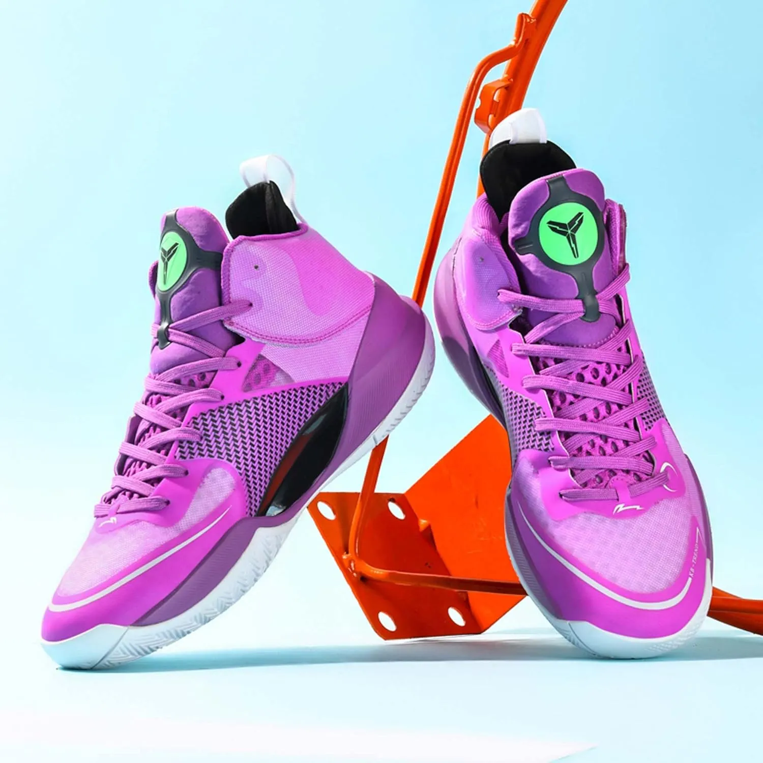 Men's and Women's Basketball Shoes Fashion Sneakers Non-Slip Running Shoes Breathable Training Tennis Shoes Street Personalized Basketball Sneakers Casual Walking Shoes
