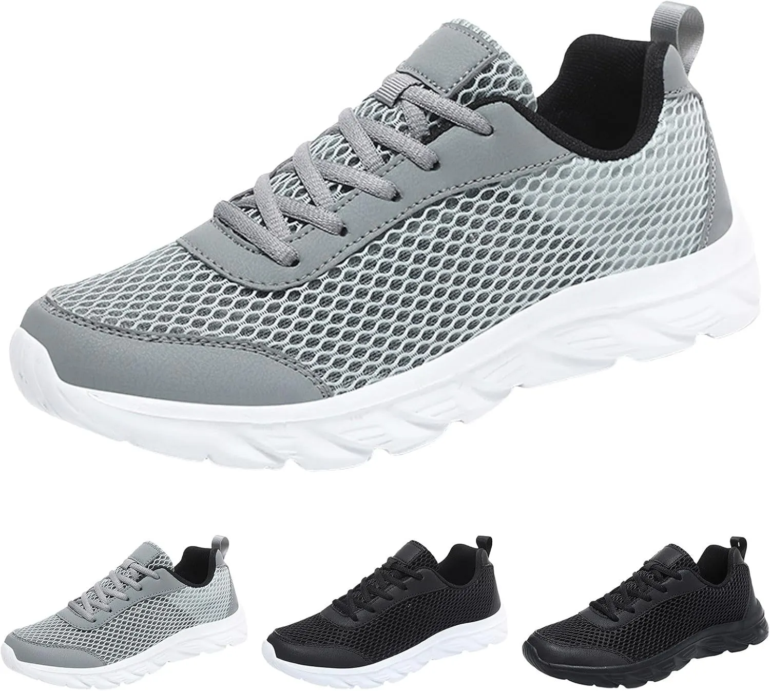 Men's Arch Support Walking Shoes Comfortable Lightweight Casual Walking Shoe Men's Stylish Lightweight Sneakers
