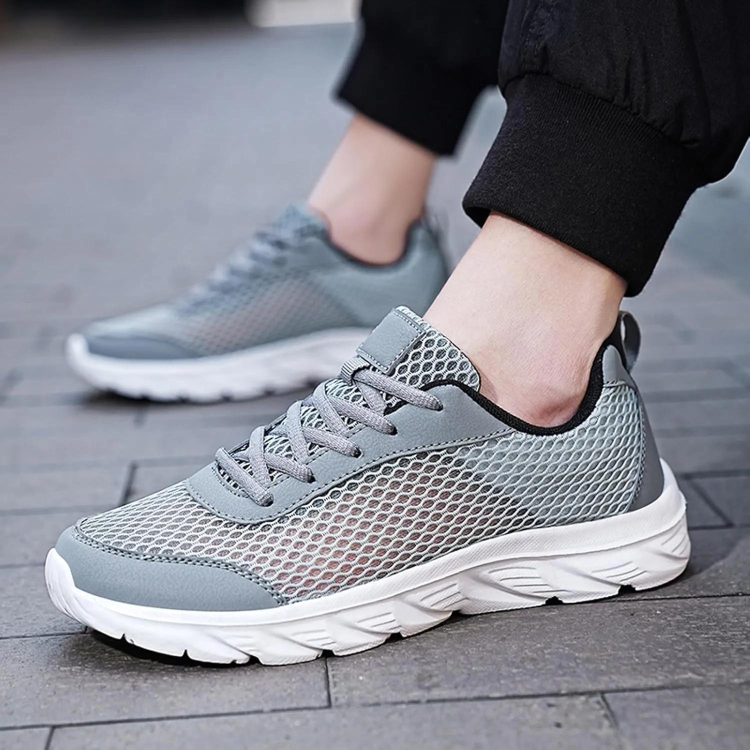 Men's Arch Support Walking Shoes Comfortable Lightweight Casual Walking Shoe Men's Stylish Lightweight Sneakers