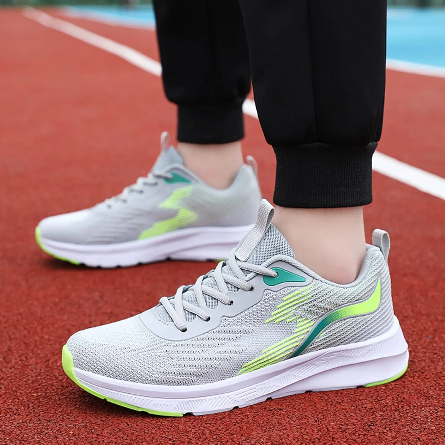 Men's Arch Support Workout Shoes Comfortable Breathable Lightweight Tennis Shoe Lightweight Work Shoes for Men