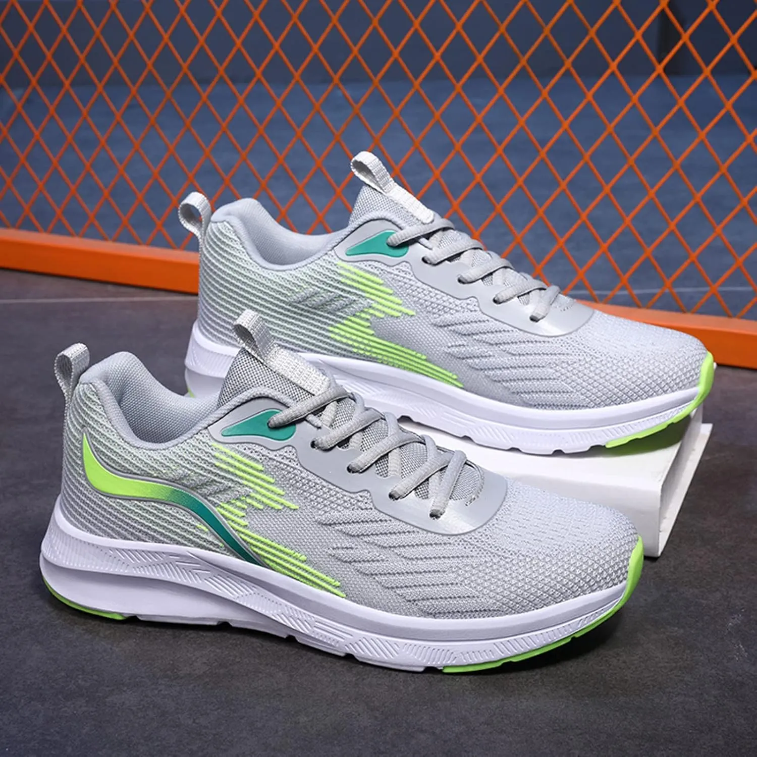 Men's Arch Support Workout Shoes Comfortable Breathable Lightweight Tennis Shoe Lightweight Work Shoes for Men