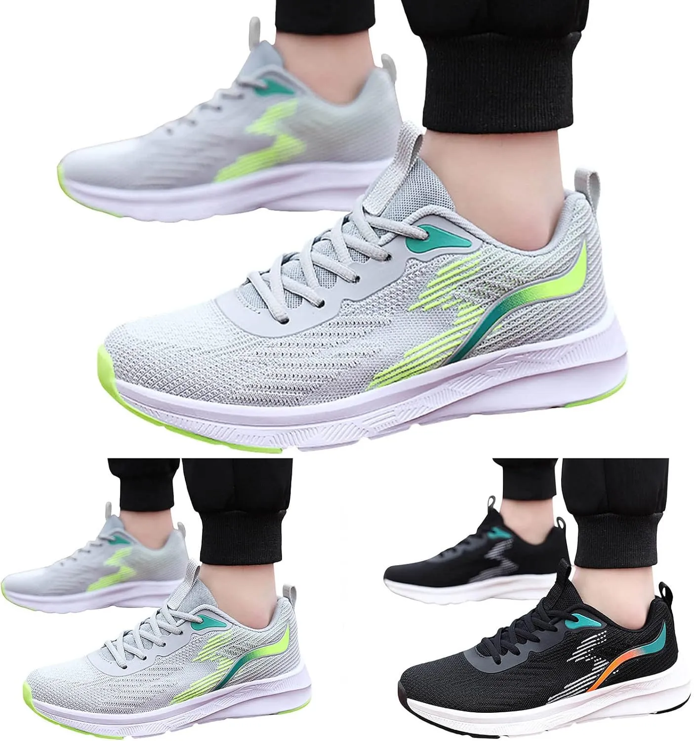 Men's Arch Support Workout Shoes Comfortable Breathable Lightweight Tennis Shoe Lightweight Work Shoes for Men