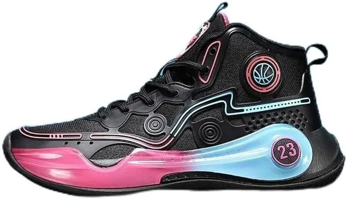 Men's Basketball Shoes Lightweight Anti Slip Wear-Resistant Running Sports Training Boots