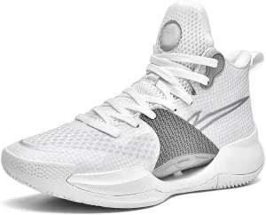 ​Men's Basketball Shoes Lightweight Breathable Mesh High-Traction Outsole Gym-Friendly Sneakers