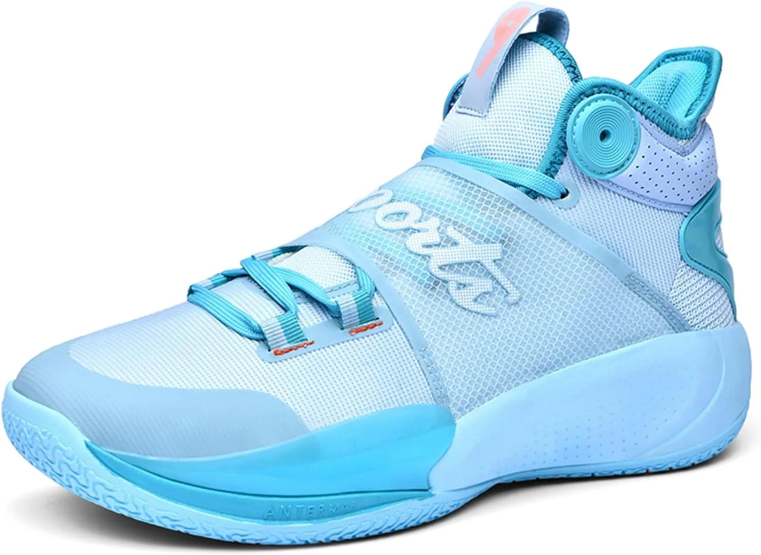 Men's Breathable Basketball Shoes Fashion Running Sneakers Outdoor Fashion Sneakers Non-Slip Rebound Trainers