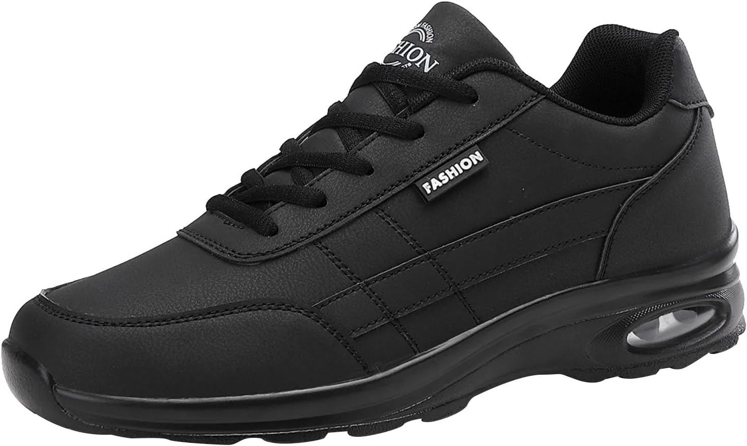Mens Breathable Lace Up Running Shoes Breathable and Light Outdoor Comfy Walking Shoe Comfortable Stretch Shoes