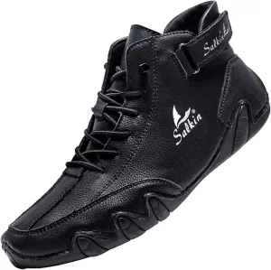 Mens Breathable Lace Up Running Shoes Outdoor Athletic Lace Up Hiking Shoe Fashion Lightweight Sneakers for Men