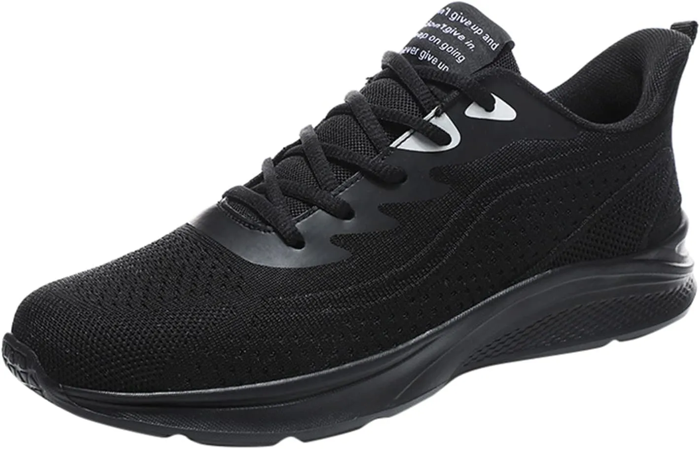 Mens Breathable Slip on Dress Shoes Comfortable Breathable Lightweight Tennis Shoe Elastic Fly Woven Mesh Shoes