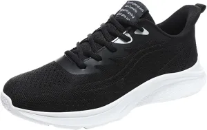 Mens Breathable Slip on Dress Shoes Comfortable Breathable Lightweight Tennis Shoe Elastic Fly Woven Mesh Shoes