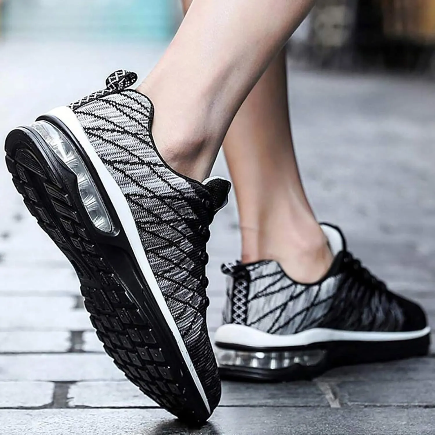 Mens Breathable Slip On Dress Shoes Lightweight Breathable Slip On Running Shoe Business Casual Versatile Shoes
