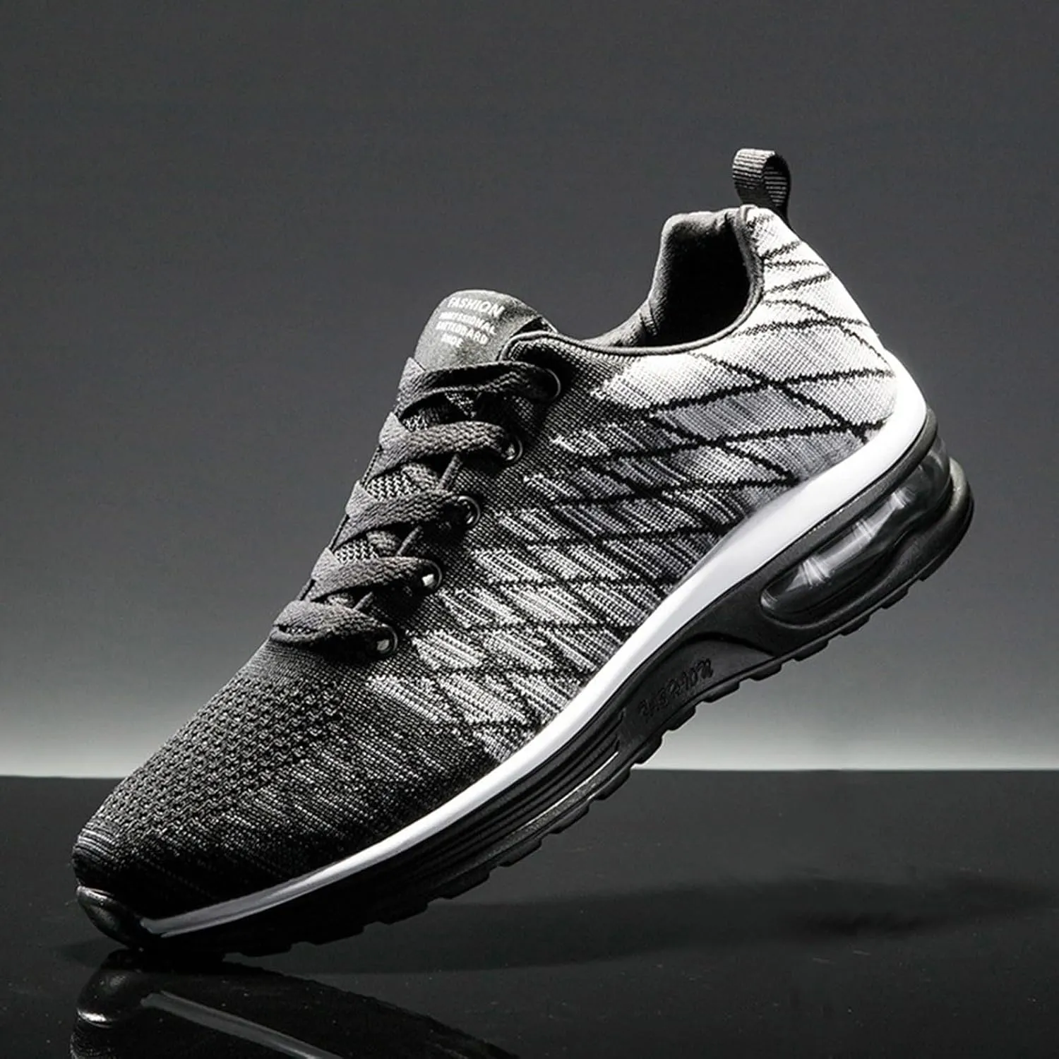 Mens Breathable Slip On Dress Shoes Lightweight Breathable Slip On Running Shoe Business Casual Versatile Shoes