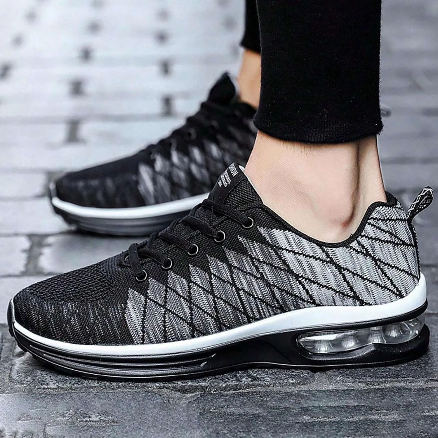 Mens Breathable Slip On Dress Shoes Lightweight Breathable Slip On Running Shoe Business Casual Versatile Shoes
