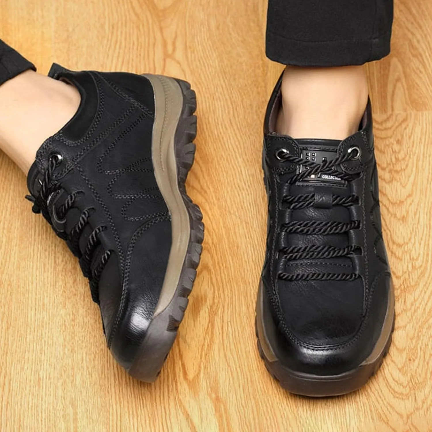 Men's Breathable Stretch Workout Shoes Recovery Air Athletic Running Tennis Shoe Arch Support Plantar Fasciitis