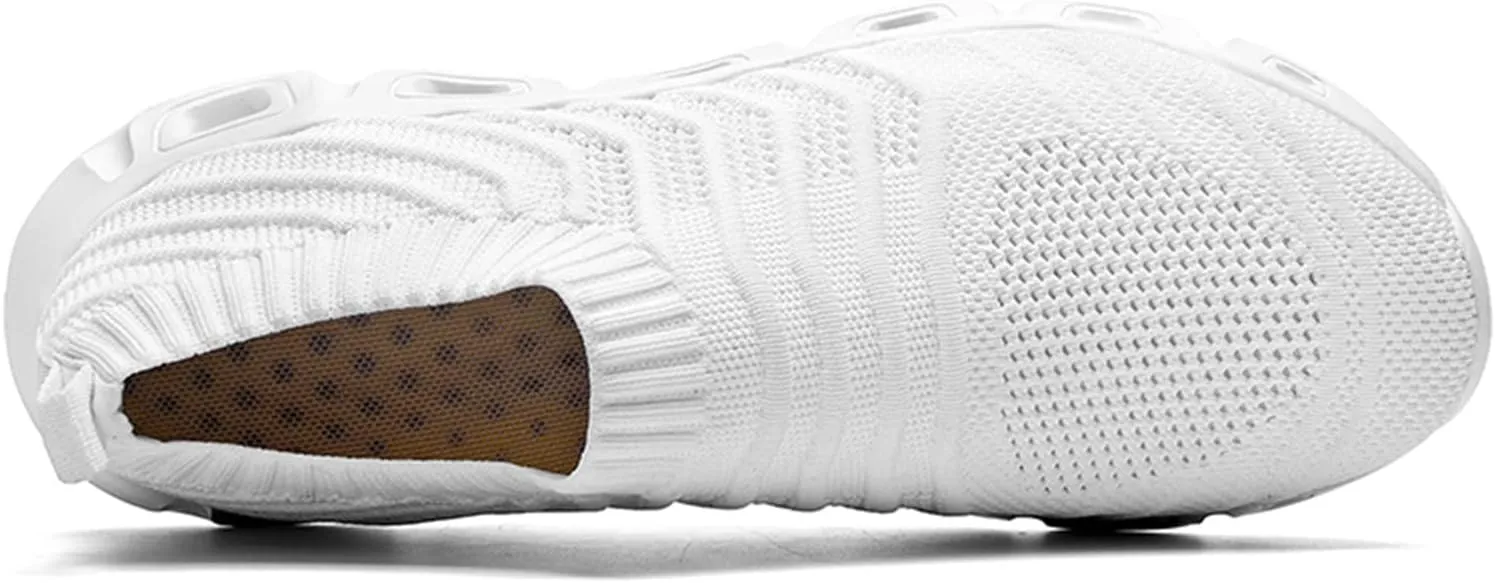 Men's Breathable Stretch Workout Shoes Supportive Running Athletic Sneaker Memory Foam Versatile Shoes for Men