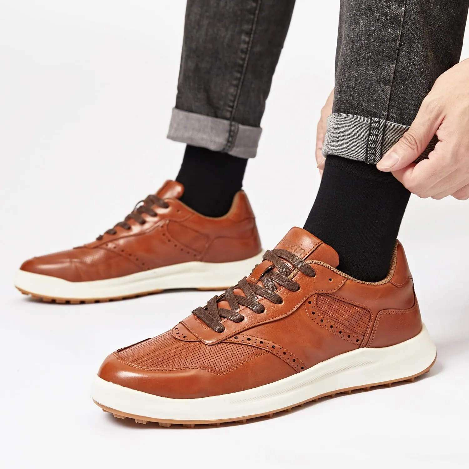 Men's Casual Dress Sneakers Oxfords Business Walking Comfortable Shoes.