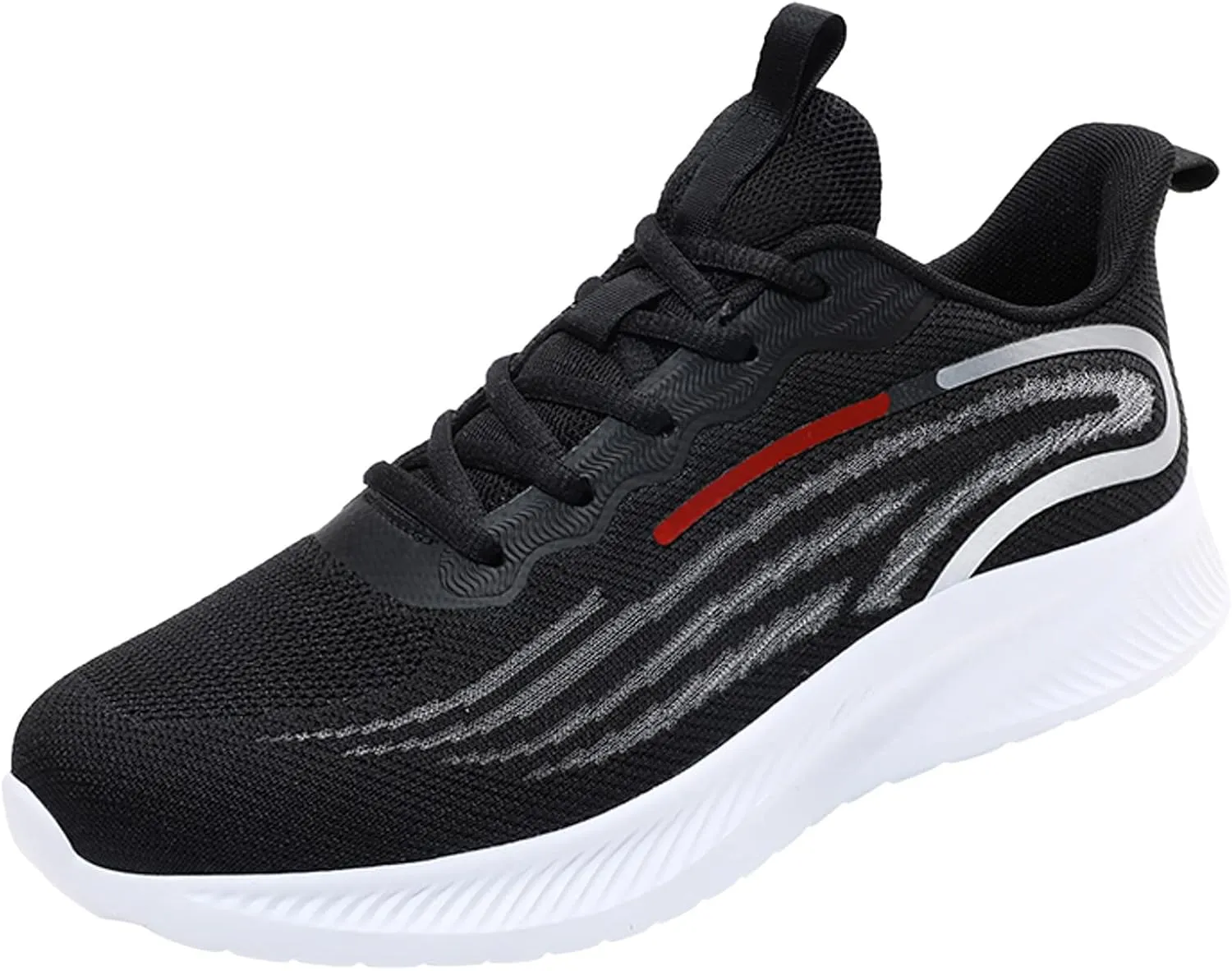 Men's Classic Casual Jogging Sneakers Comfortable Breathable Lace Up Sneaker Men's Sport Breathable Mesh Shoes