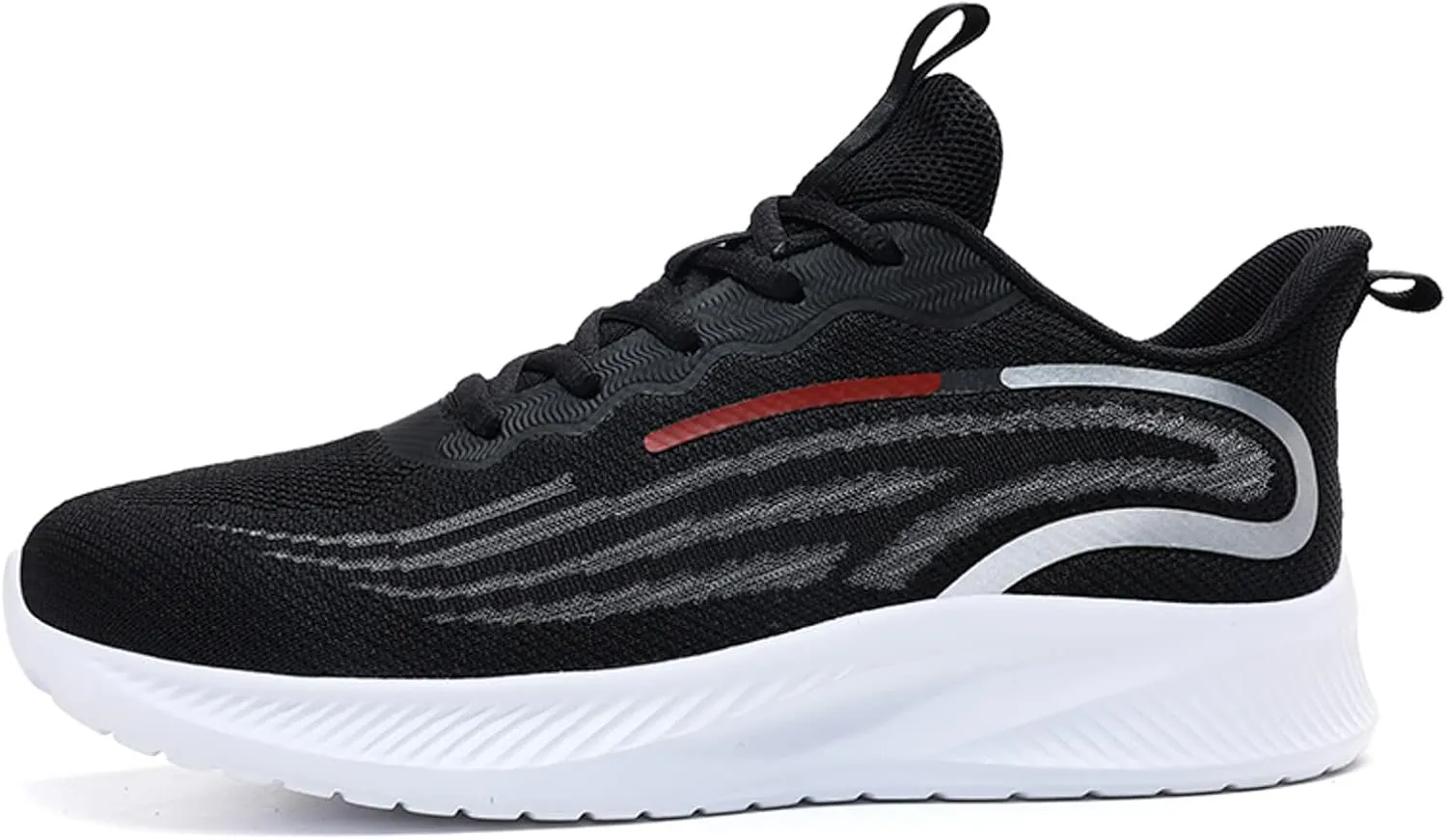 Men's Classic Casual Jogging Sneakers Comfortable Breathable Lace Up Sneaker Men's Sport Breathable Mesh Shoes