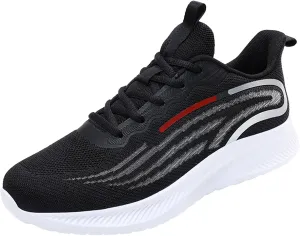 Men's Classic Casual Jogging Sneakers Comfortable Breathable Lace Up Sneaker Men's Sport Breathable Mesh Shoes