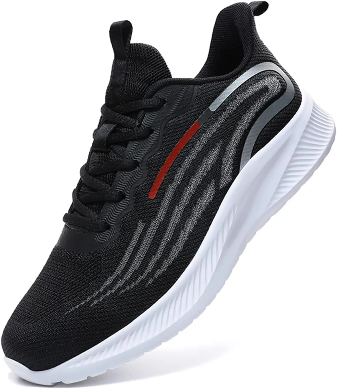 Men's Classic Casual Jogging Sneakers Comfortable Breathable Lace Up Sneaker Men's Sport Breathable Mesh Shoes