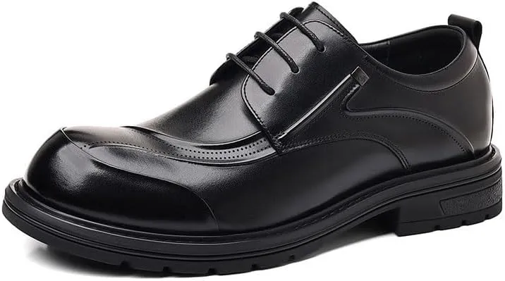 Mens Classic Lace-up Formal Oxfords Office Working Derby Shoes