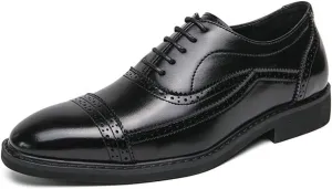 Men's Classic Leather Dress Shoes Classic Leather Comfortable Leather Business Oxford Dress Shoes