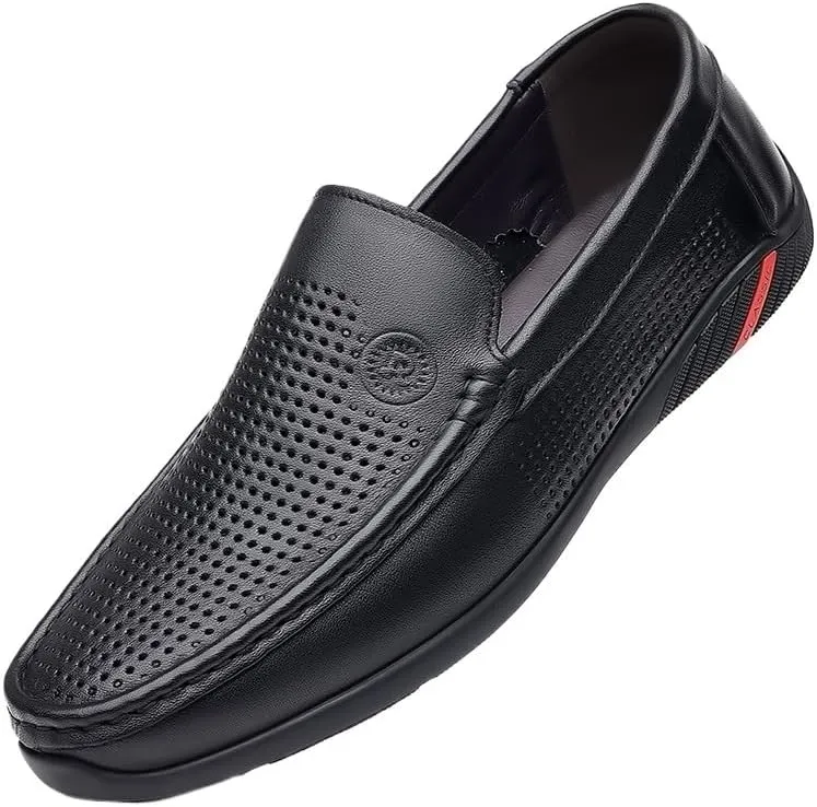 Men's Classic Loafers Low Top Leather Dress Shoes Men Dressy Suit Tuxedo Metal Shoelaces Weeding Prom Derby Shoes