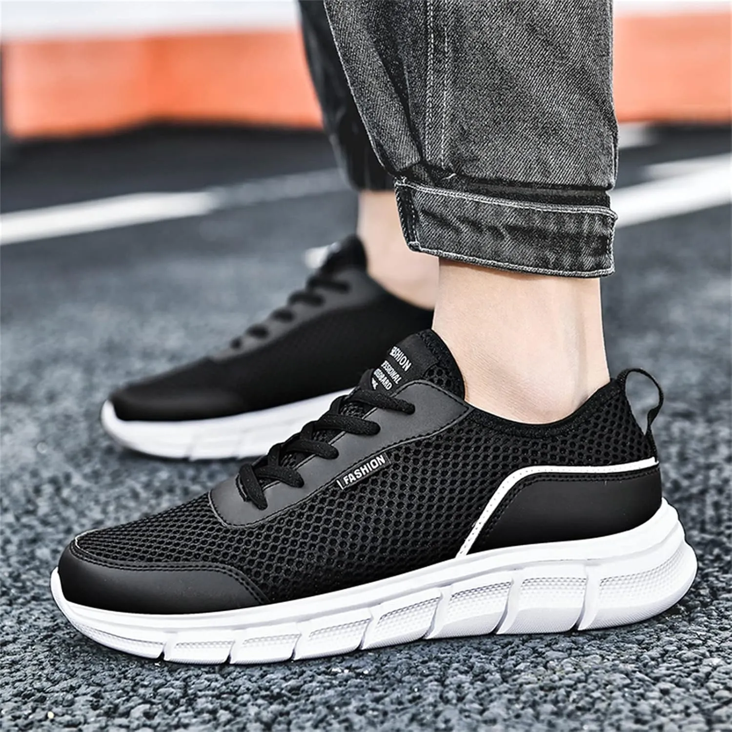 Men's Comfortable Stretch Workout Shoes Comfortable Lightweight Casual Walking Shoe Men's Business Casual Shoes