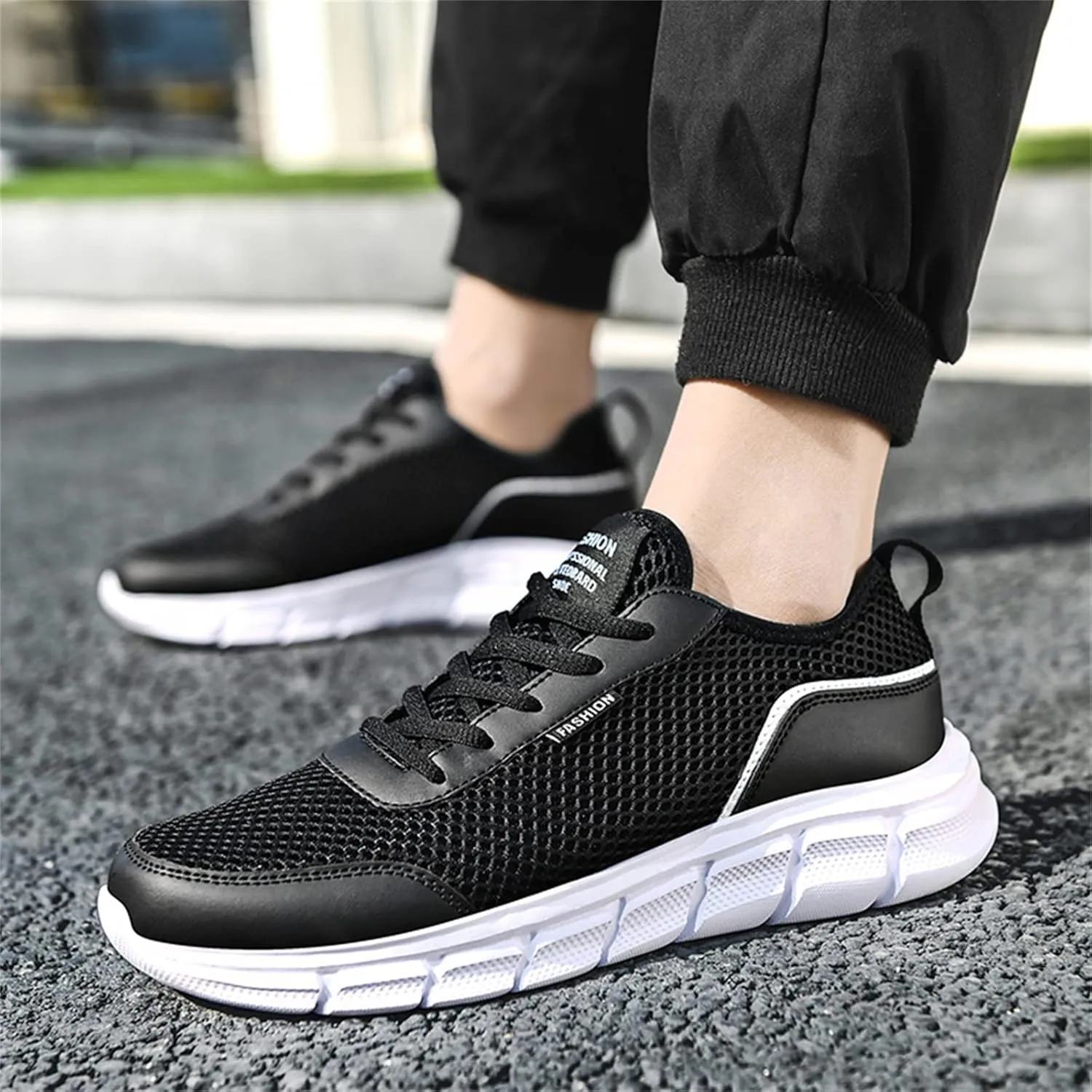 Men's Comfortable Stretch Workout Shoes Comfortable Lightweight Casual Walking Shoe Men's Business Casual Shoes