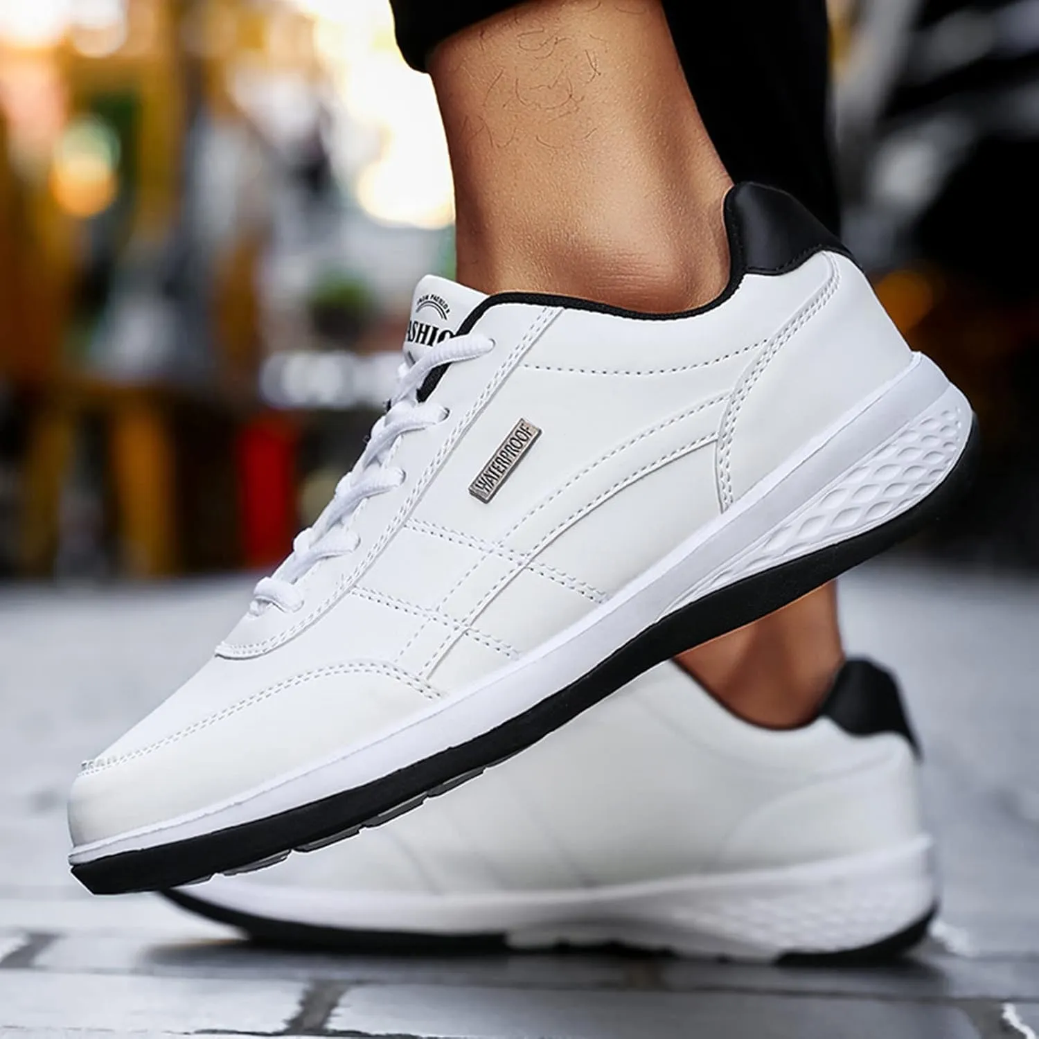 Men's Comfortable Stretch Workout Shoes Lightweight Sport Gym Jogging Walking Sneaker Non Slip Barefoot Sneaker