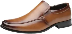 Men's Contemporary Business-Ready Oxfords Breathable Leather Shoes with Temperature-Regulating Footbed