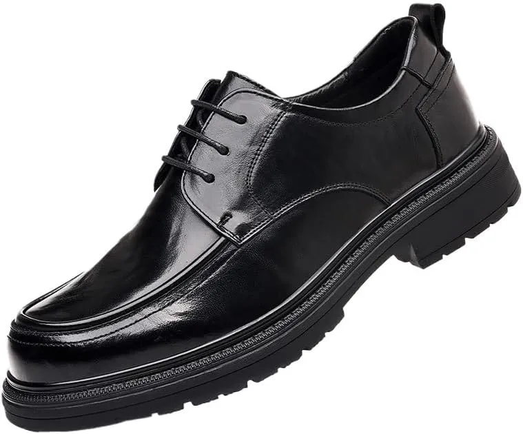 Men's Designer Wingtip Oxfords - Breathable Leather Dress Shoes for Wedding Prom Business Meetings & Formal Tuxedo Events