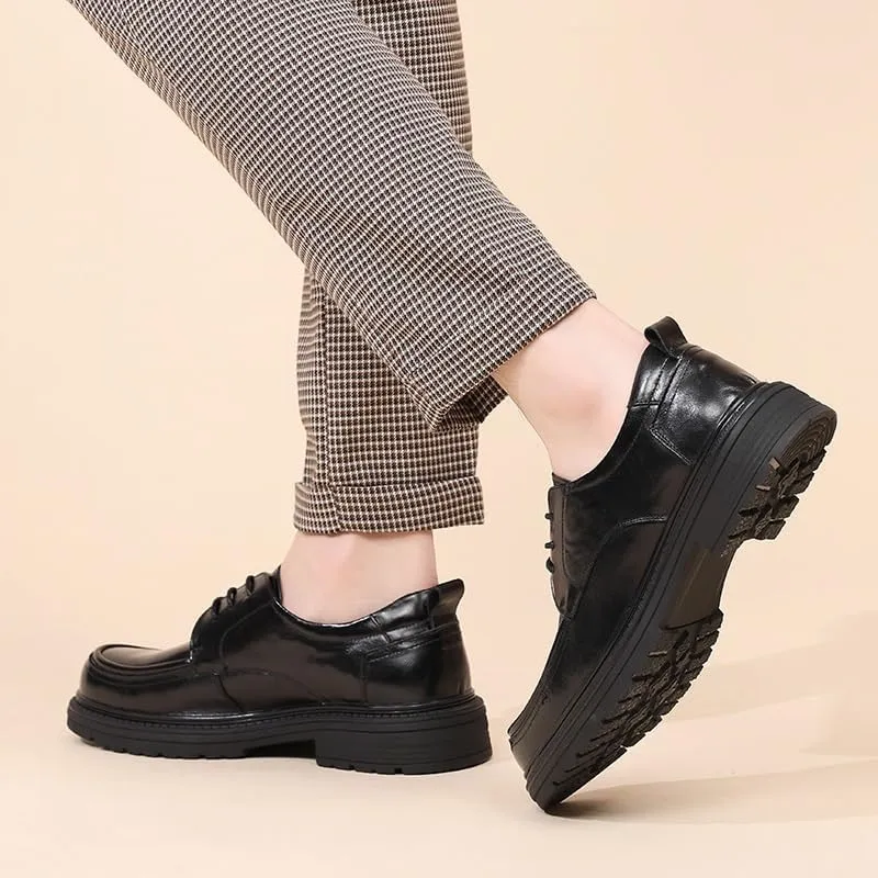 Men's Designer Wingtip Oxfords - Breathable Leather Dress Shoes for Wedding Prom Business Meetings & Formal Tuxedo Events