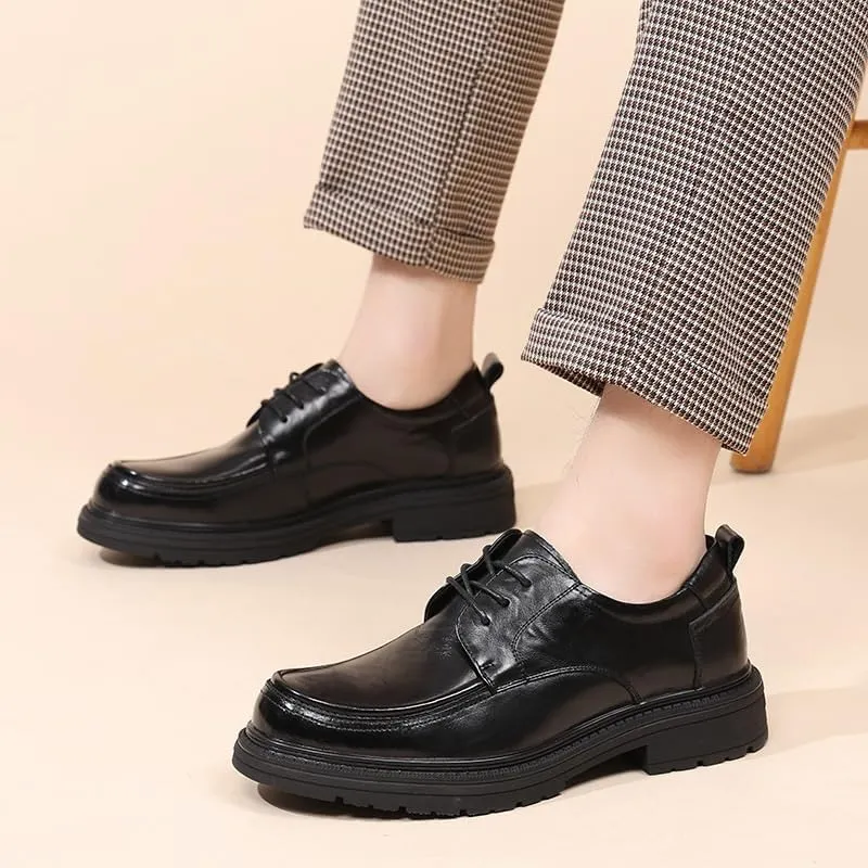 Men's Designer Wingtip Oxfords - Breathable Leather Dress Shoes for Wedding Prom Business Meetings & Formal Tuxedo Events
