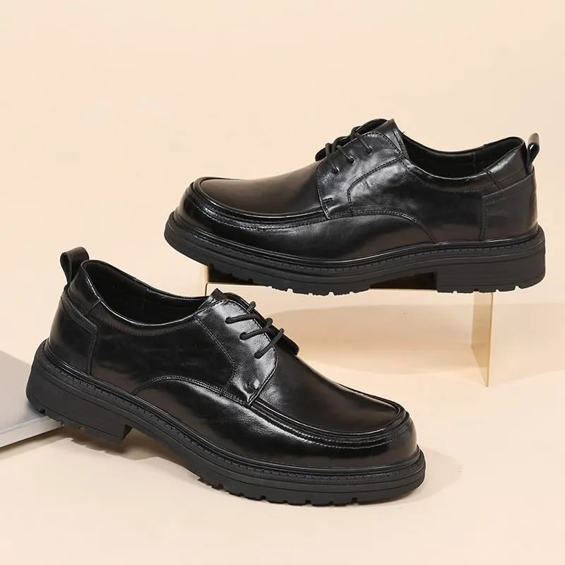 Men's Designer Wingtip Oxfords - Breathable Leather Dress Shoes for Wedding Prom Business Meetings & Formal Tuxedo Events