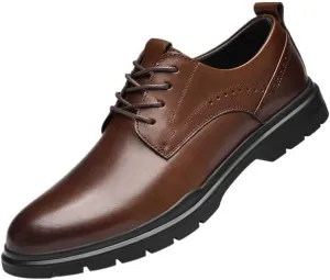 Men's Dress Shoes Leather Formal Business Casual Comfortable Oxfords Shoes for Men
