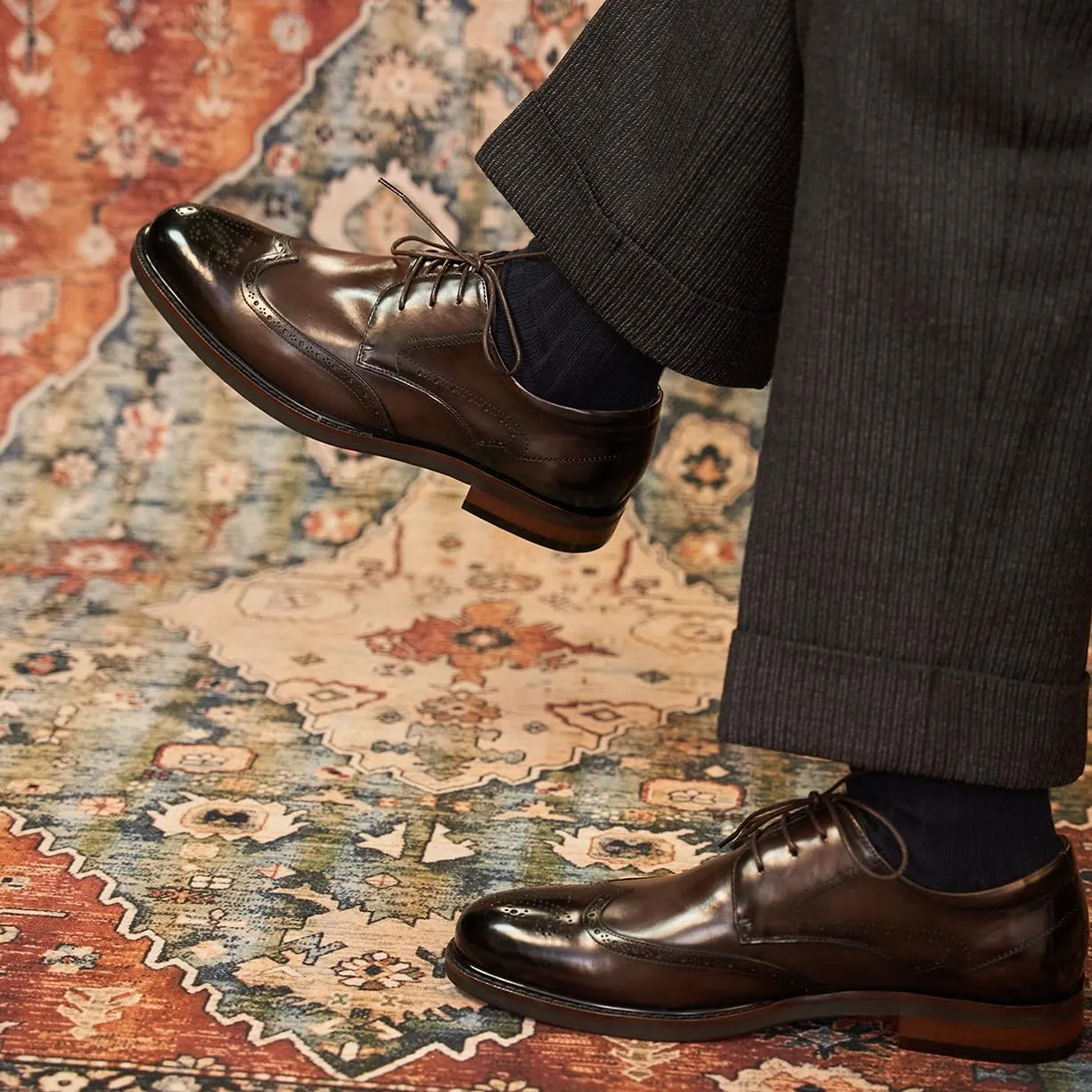 Mens Dress Shoes Leather Oxfords Formal Dress Derby Shoes Fashion Casual Wedding Business Tuxedo Shoes for Men