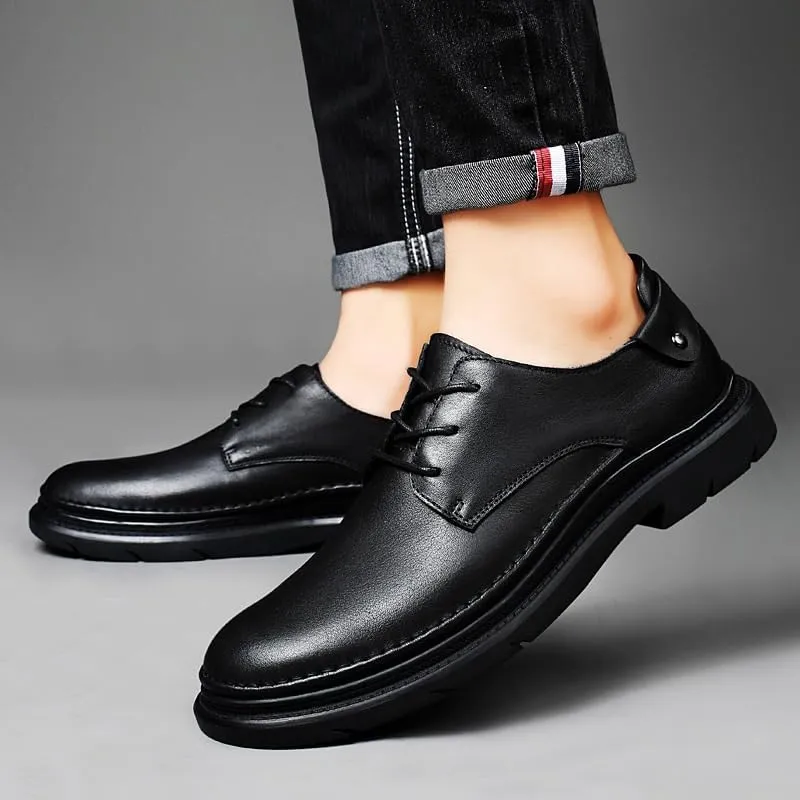 Men's Dress Shoes Patent Leather Classic Lace-up Loafers Wedding Mens Oxfords Shoes