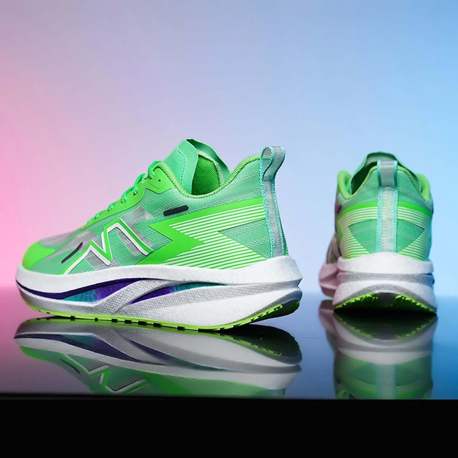 Men's Fashion Basketball Shoes Lightweight Sneakers Non-Slip Breathable Running Shoes Women's Road Jogging Walking Shoes Outdoor Lightweight Casual Walking Shoes