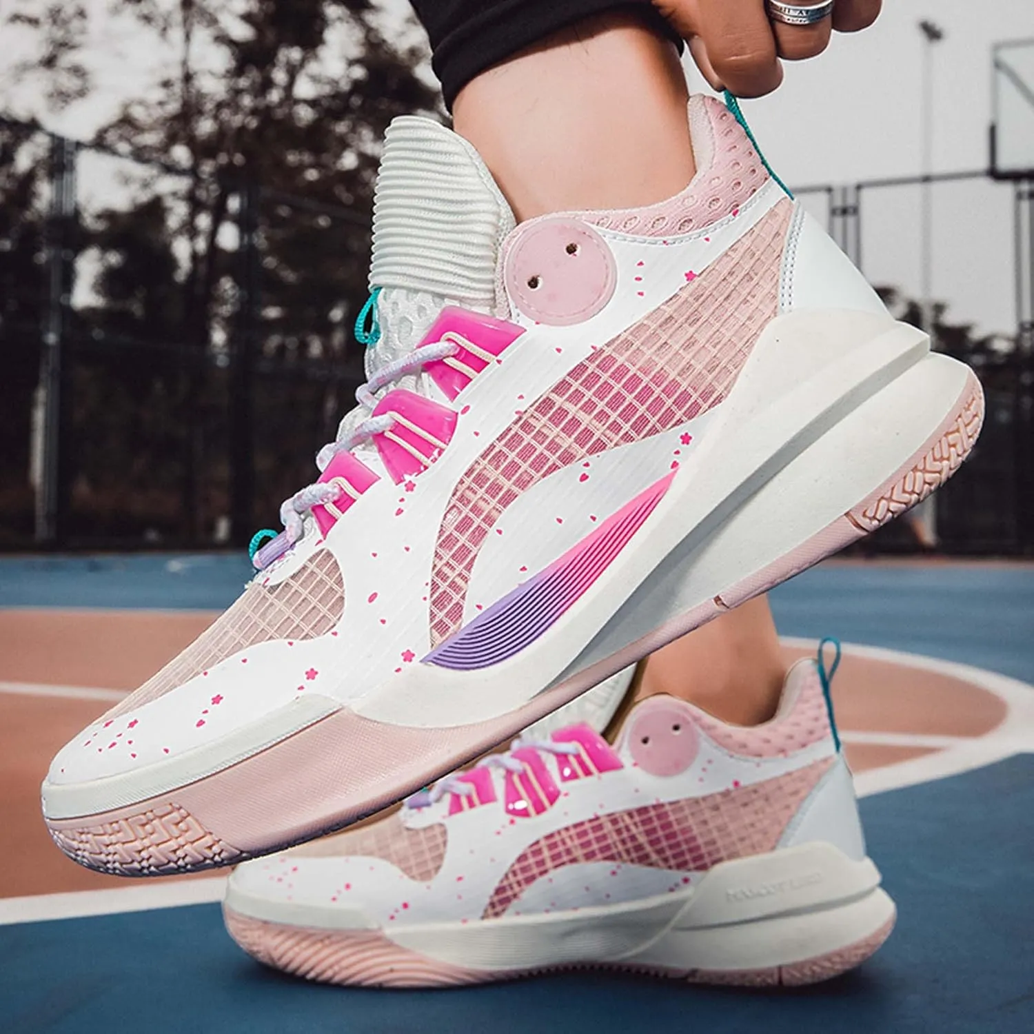 Men's Fashion Basketball Shoes Teenagers Lightweight Breathable Anti-Slip Tennis Running Sneakers Women's Casual Walking Basketball Sneakers/Men's Shoes/Women's Shoes